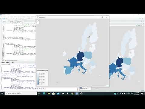 Maps with R: choropleth map with leaflet | map of the European Union || 05