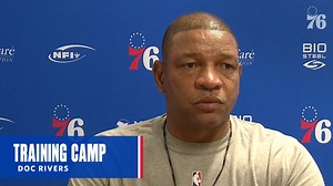 🎥 Doc Rivers addressed the media after a successful Day 2 of Training Camp in Camden. | Philadelphia 76ers