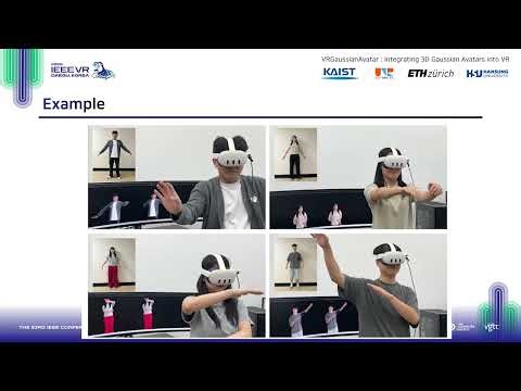 VRGaussianAvatar: Integrating 3D Gaussian Avatars into VR