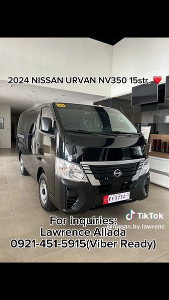 2024 Nissan Urvan NV350 15 Seater Van - Inquire Now!