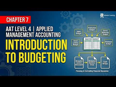 AAT Level 4 - Applied Management Accounting - Chapter 7 - Introduction to Budgeting
