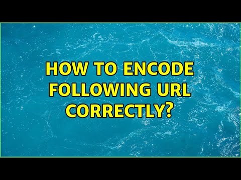 How to encode following URL correctly?