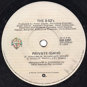 The B-52's - Private Idaho