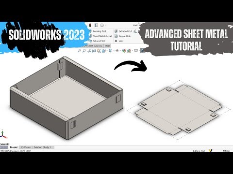 Advanced SolidWorks Sheet Metal Tutorial for Beginners