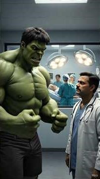Hulk ko papa ka operation ke liye paise nhi hai...!😱🤯 #ai #shorts #hulk