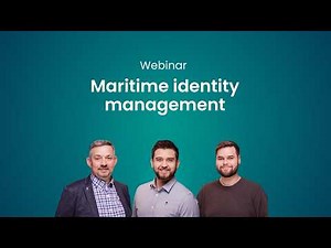 Webinar "Maritime identity management"