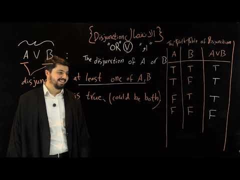 سلسلة علم الرياضيات، الحلقة 8 ، التفكير الرياضي: التركيب المنطقي: الانفصال Disjunction