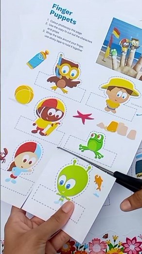 Finger Family Puppets for Kids! DIY Puppets #fingerfamily #fingerpuppets #youtubekids #artsandcrafts