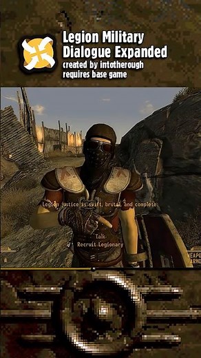 Legion Military Dialogue Expanded for #Fallout New Vegas