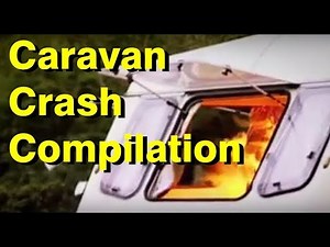 Caravan Crash Compilation accidents on the freeways and roads