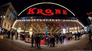 Shelter under the circus dome