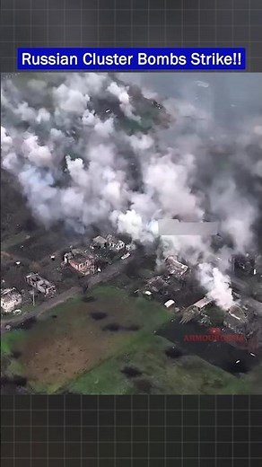 Russian Forces Massive Cluster Munition Strike Rocks Pokrovsk!!