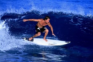 Surfing Wipeout "Beach Bum" by Tom Leeman