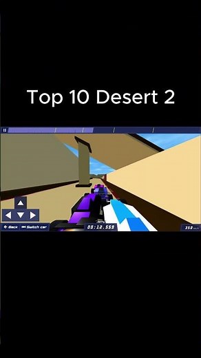 Top 10 Leaderboard Desert 2 on PolyTrack #indiegame #racinggames #gaming #gameplay