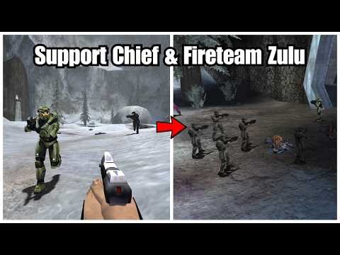 Halo CE But You're a Marine Reinforcing Chief & Fireteam Zulu