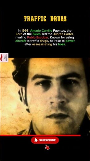 Amado Carrillo Fuentes, Juárez Cartel, rivaling Pablo Escobar #subscribe #shorts