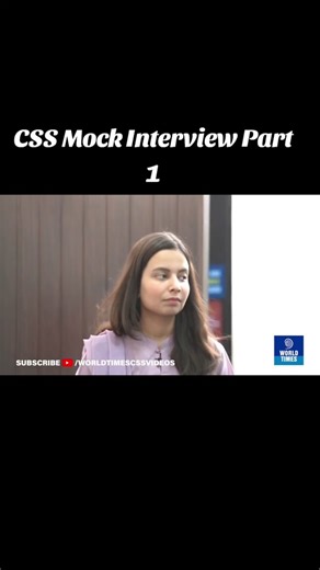 CSS Mock Interview Tips and Tricks with Noor-ul-Huda | World Times Institute