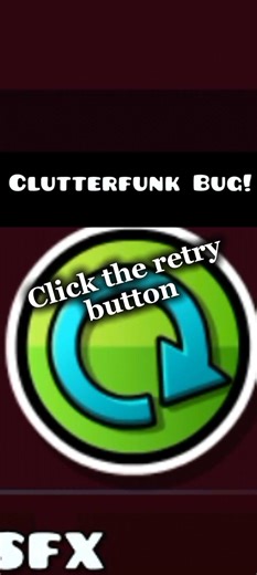 Clutterfunk bug! #fyp #yt #shorts #gd