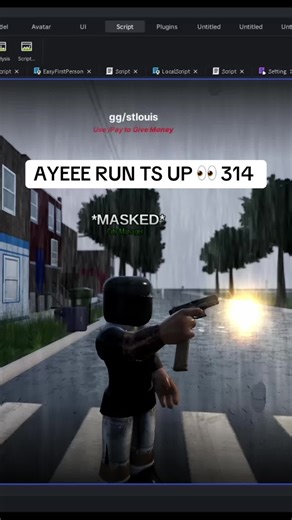 saint louis hood game gun system #saintlouis #314 #roblox #hood #upcoming