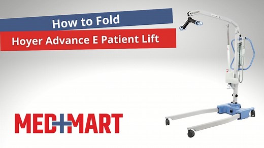 How to Fold Hoyer Advance E 340 Patient Lift by Joerns