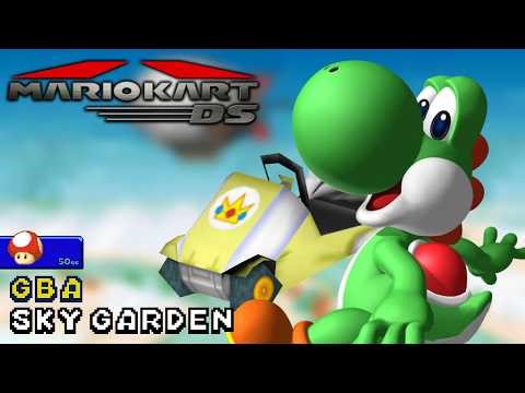 Mario Kart DS - 50cc - Yoshi - Light Tripper - GBA Sky Garden | Ep. 3743