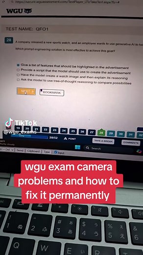wgu exam camera problems and how to fix it permanently #westerngovernersuniversity #examsetup #proctoru #ditancelearning #onlineexam