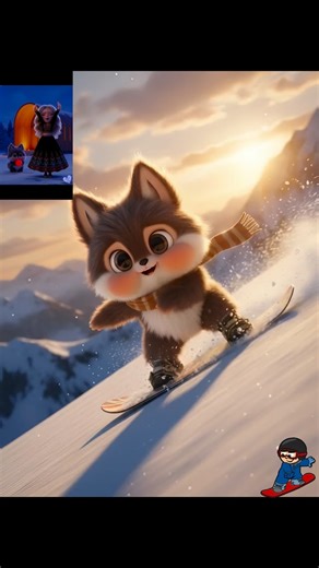 adorableanimalacts on Instagram: "Mastering Snowboarding with Blush the Fox: Epic Techniques Unleashed! Dive into the thrilling world of anime-style snowboarding animation! This series breaks down pro techniques with stunning, physics-defying visuals that'll blow your mind. From rigging your rider to carving killer turns, handling insane drops, and adding that snowy magic-each clip is a mini-masterpiece of fluid motion and cinematic flair. Perfect for animators, snowboard fans, or anyone chasing