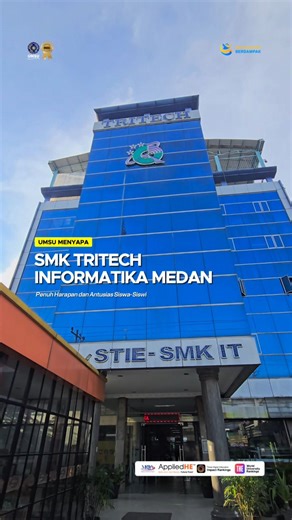 Penmaruumsu on Instagram: "#UMSUMenyapa SMK Tritech Informatika Medan Universitas Muhammadiyah Sumatera Utara (UMSU) menyapa siswa SMK Tritech Informatika Medan melalui kegiatan berbagi wawasan pendidikan dan motivasi masa depan. Kegiatan ini menghadirkan Dr. Firahmi Rizky, S.Kom., M.Kom., Wakil Dekan 1 FIKTI UMSU, Assoc. Prof. Dr. Rahmayati, M.E.I, Ketua Prodi Manajemen Bisnis Syariah, Alfi Amalia, S.E.I., M.E.I. ,Sekretaris Prodi Manajemen Bisnis Syariah yang mengajak siswa mengenal lebih deka