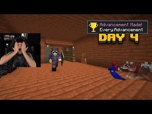 George Completes All Minecraft Advancements Blind (Day 4)