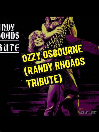 OZZY OSBOURNE Paranoid (RANDY RHOADS TRIBUTE) #rockmetalvault #heavymetal #metalmusic #rock #metal