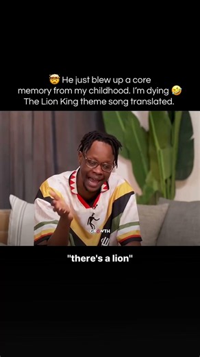 Lion King Song Translated. The deceit!!! 🥺 #lionking #childhood #mindblown #ihateithere #imnotok