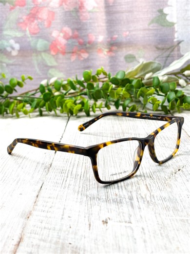 90s Vintage Square Eyeglass Frames: Matte Tortoise-shell, 52[]16-145 - Etsy