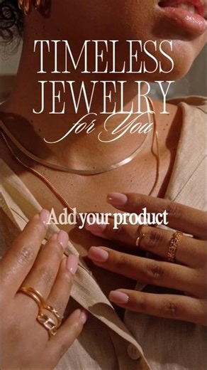 Jewelry Promo Video for Instagram & TikTok Ads | Social Media Marketing