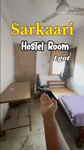 Sarkari *hostel* room v/s the home I created😱 #hostel #aesthetic #roommakeover #mbbs #aiims #neet