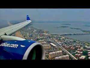 [4K] – Full Flight – JetBlue Airways – Airbus A220-371 – BUF-JFK – N3189J – B61901 – IFS 1075