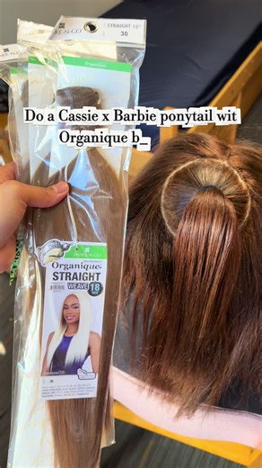 How to Curl Organique Hair Bundles for a Barbie Ponytail