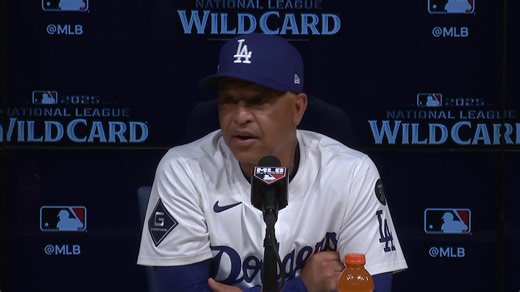 Dave Roberts addresses the media after the #Dodgers defeat the Reds 10-5, and take a 1-0 series lead. #LetsGoDodgers | Spectrum SportsNet LA