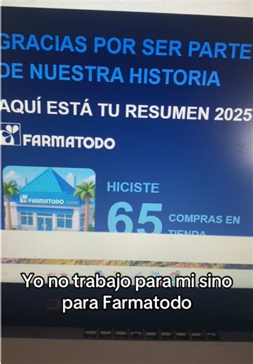 Uniformes y gastos en Farmatodo en Venezuela