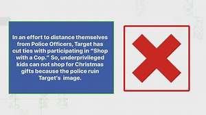 VERIFY: No, Target did not cut ties with it's 'Shop with a Cop' program
