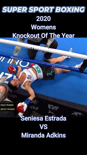 2020 Women’s Knockout of the Year Seniesa Estrada vs Miranda Adkins #knockoutoftheyear #boxing