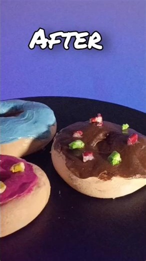 The donut difference after gloss is incredible!