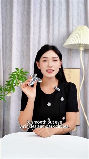 "Transform Your Skincare Routine with a Butterfly-shaped Eye Massage Roller"