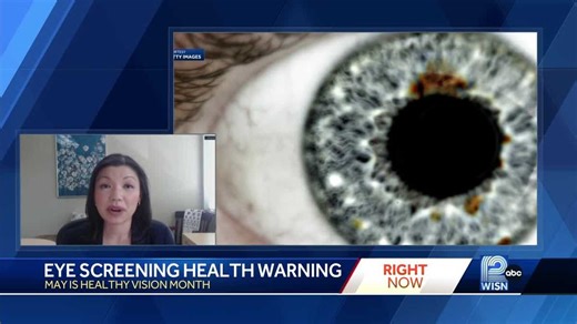 Eye screening health warning