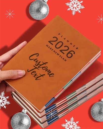 2026 Planner: Personalized Weekly Monthly Notebook With Custom Engraving - Etsy