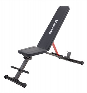 Reebok Adjustable Utility Bench – 600 lb Capacity, 6-Position Adjustment, Heavy-Duty Steel