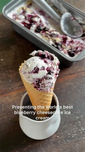 This is the world’s best blueberry cheesecake icecream, Period!! #shorts