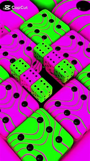 Satisfying Dice Roll Drop Loop #endlessloop #illusion