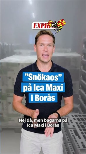 ”Snökaos” på Ica Maxi i Borås