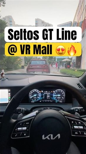 Driving the Kia Seltos GT Line Inside VR Mall Chennai | Luxury Meets Style 🚗✨ #SeltosGTLine #VRMall