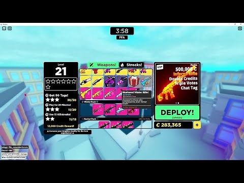 Big paintball unlock all weapons script roblox